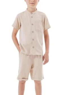 Chemise Name It Fahel Beige Pour Enfant -Men's Clothing Soldes Boutique gallery K032335 4