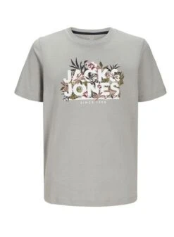 T-shirt Jack And Jones Chill Anthracite Pour Enfant.