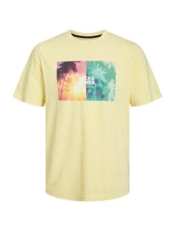 T-shirt Jack And Jones Navin Jaune Pour Enfant