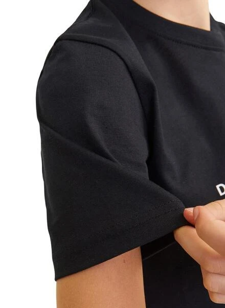 T-shirt Jack And Jones Tampa Noir Pour Enfant 3 T-shirt Jack And Jones Tampa Noir Pour Enfant – Image 3