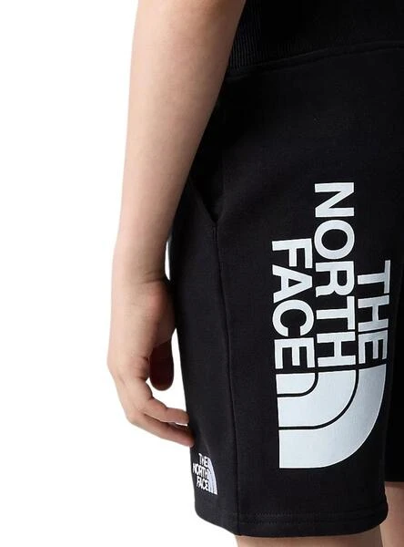 Bermudes The North Face En Coton Noir Pour Enfant. 4 Bermudes The North Face En Coton Noir Pour Enfant. – Image 4
