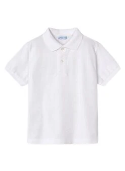 Polo Mayoral Granito Basique Blanc Pour Garçon