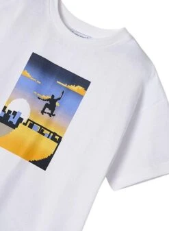 T-shirt Mayoral Skate Park Blanc Pour Garçon 7 T-shirt Mayoral Skate Park Blanc Pour Garçon -Men's Clothing Soldes Boutique gallery K032614 4