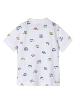 Chemise De Maire Imprimée Voitures Blanches Pour Garçon -Men's Clothing Soldes Boutique gallery K032641 4