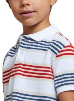 Chemise Mayoral à Rayures Rouges Et Bleues Pour Garçon -Men's Clothing Soldes Boutique gallery K032642 4