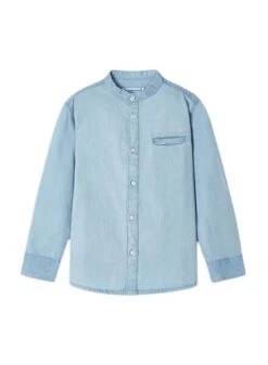 Chemise Mayoral Denim Bleue Pour Garçon