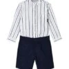 Ensemble Marine Blanche Pour Garçon -Men's Clothing Soldes Boutique gallery K032683 1