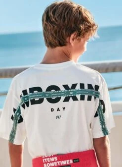 T-shirt Mayoral Interactive QR Blanc Pour Garçon -Men's Clothing Soldes Boutique gallery K032858 3