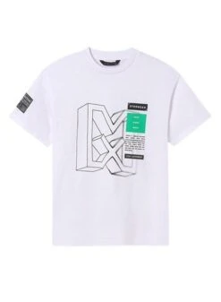 T-shirt Mayoral Stronger Blanc Pour Garçon -Men's Clothing Soldes Boutique gallery K032860 3