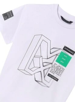 T-shirt Mayoral Stronger Blanc Pour Garçon -Men's Clothing Soldes Boutique gallery K032860 5