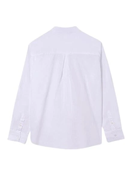 Chemise Mayoral Mao à Manches Longues Blanche Pour Garçon 3 Chemise Mayoral Mao à Manches Longues Blanche Pour Garçon – Image 3