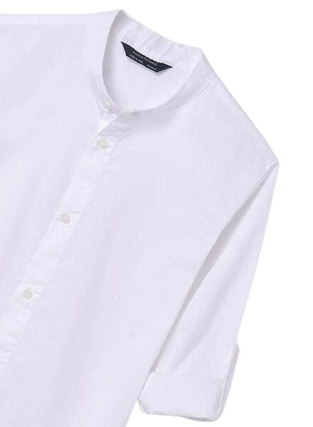 Chemise Mayoral Mao à Manches Longues Blanche Pour Garçon 6 Chemise Mayoral Mao à Manches Longues Blanche Pour Garçon – Image 6