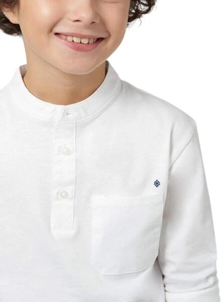 Polo Col Blanc De Boulangerie Pour Enfant. 5 Polo Col Blanc De Boulangerie Pour Enfant. – Image 5