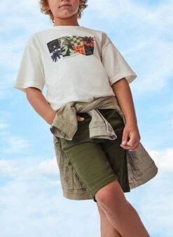 Bermuda Mayoral Vert Doux Pour Garçon -Men's Clothing Soldes Boutique gallery K032904 4