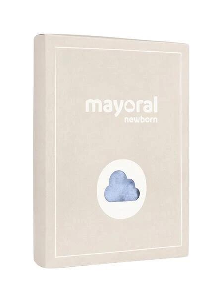 Set Mayoral Brodé Bleu Pour Bébé 2 Set Mayoral Brodé Bleu Pour Bébé – Image 2